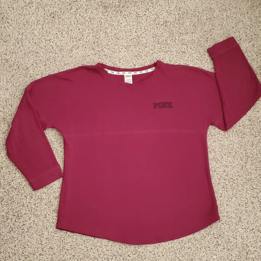 PINK Victoria's Secret Pullover Oversized Logo  Sweatshirt